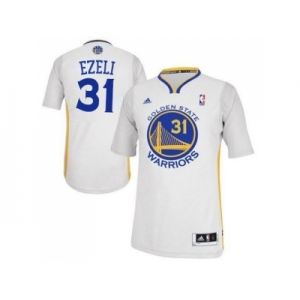 BA Revolution 30 Golden State Warrlors #31 Festus Ezeli White Alternate Stitched Jerseys