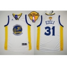 BA Revolution 30 Golden State Warrlors #31 Festus Ezeli White The Finals Patch Stitched Jerseys