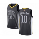 Golden State Warriors #10 Tim Hardaway Swingman Black 2019 Basketball Finals Bound Basketball Jersey - Statement Edition