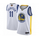 Golden State Warriors #11 Klay Thompson Authentic White 2019 Basketball Finals Bound Basketball Jersey - Association Edition