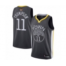 Golden State Warriors #11 Klay Thompson Swingman Black 2019 Basketball Finals Bound Basketball Jersey - Statement Edition