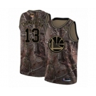 Golden State Warriors #13 Wilt Chamberlain Swingman Camo Realtree Collection Basketball 2019 Basketball Finals Bound Jersey