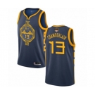 Golden State Warriors #13 Wilt Chamberlain Swingman Navy Blue Basketball 2019 Basketball Finals Bound Jersey - City Edition