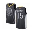 Golden State Warriors #15 Latrell Sprewell Swingman Black 2019 Basketball Finals Bound Basketball Jersey - Statement Edition