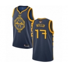 Golden State Warriors #17 Chris Mullin Authentic Navy Blue Basketball 2019 Basketball Finals Bound Jersey - City Edition