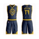 Golden State Warriors #17 Chris Mullin Authentic Navy Blue Basketball Suit 2019 Basketball Finals Bound Jersey - City Edition