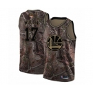 Golden State Warriors #17 Chris Mullin Swingman Camo Realtree Collection Basketball 2019 Basketball Finals Bound Jersey