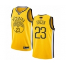 Golden State Warriors #23 Draymond Green Yellow Swingman 2019 Basketball Finals Bound Jersey - Earned Edition