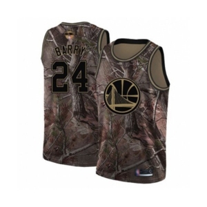 Golden State Warriors #24 Rick Barry Swingman Camo Realtree Collection Basketball 2019 Basketball Finals Bound Jersey