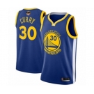 Golden State Warriors #30 Stephen Curry Swingman Royal Blue 2019 Basketball Finals Bound Basketball Jersey - Icon Edition