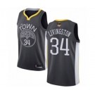 Golden State Warriors #34 Shaun Livingston Swingman Black 2019 Basketball Finals Bound Basketball Jersey - Statement Edition