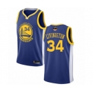 Golden State Warriors #34 Shaun Livingston Swingman Royal Blue 2019 Basketball Finals Bound Basketball Jersey - Icon Edition