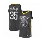 Golden State Warriors #35 Kevin Durant Swingman Black 2019 Basketball Finals Bound Basketball Jersey - Statement Edition