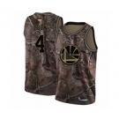 Golden State Warriors #4 Quinn Cook Swingman Camo Realtree Collection Basketball 2019 Basketball Finals Bound Jersey