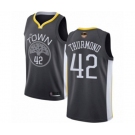 Golden State Warriors #42 Nate Thurmond Swingman Black 2019 Basketball Finals Bound Basketball Jersey - Statement Edition