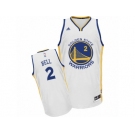 Men Adidas Golden State Warriors #2 Jordan Bell Swingman White Home NBA Jersey