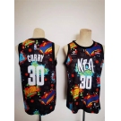 Men Golden State Warriors #30 Stephen Curry 2022 NBA All-Star Jersey Kit Pop Culture Street Art Black