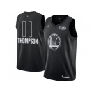 Men Nike Golden State Warriors #11 Klay Thompson Black NBA Jordan Swingman 2018 All-Star Game Jersey