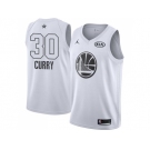 Men Nike Golden State Warriors #30 Stephen Curry White NBA Jordan Swingman 2018 All-Star Game Jersey