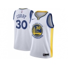 Men Nike Golden State Warriors #30 Stephen Curry White NBA Swingman Association Edition Jerse