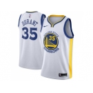 Men Nike Golden State Warriors #35 Kevin Durant White NBA Swingman Association Edition Jersey