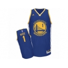 Men's Adidas Golden State Warriors #1 JaVale McGee Swingman Royal Blue Road NBA Jersey