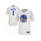 Men's Adidas Golden State Warriors #1 JaVale McGee Swingman White Alternate NBA Jersey