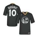 Men's Adidas Golden State Warriors #10 Tim Hardaway Authentic Black Alternate NBA Jersey