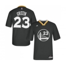 Men's Adidas Golden State Warriors #23 Draymond Green Authentic Black Alternate NBA Jersey