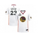 Men's Adidas Golden State Warriors #23 Draymond Green Authentic White 2017 Chinese New Year NBA Jersey