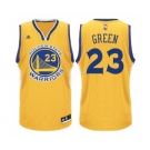 Men's Adidas Golden State Warriors #23 Draymond Green Swingman Gold NBA Jersey