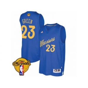 Men's Adidas Golden State Warriors #23 Draymond Green Swingman Royal Blue 2016-2017 Christmas Day 2017 The Finals Patch NBA Jersey