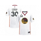 Men's Adidas Golden State Warriors #30 Stephen Curry Authentic White 2017 Chinese New Year NBA Jersey