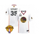 Men's Adidas Golden State Warriors #35 Kevin Durant Swingman White 2017 Chinese New Year 2017 The Finals Patch NBA Jersey