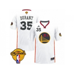 Men's Adidas Golden State Warriors #35 Kevin Durant Swingman White 2017 Chinese New Year 2017 The Finals Patch NBA Jersey