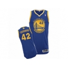 Men's Adidas Golden State Warriors #42 Nate Thurmond Authentic Royal Blue Road NBA Jersey