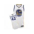 Men's Adidas Golden State Warriors #42 Nate Thurmond Authentic White Home NBA Jersey