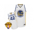 Men's Adidas Golden State Warriors #42 Nate Thurmond Swingman White Home 2017 The Finals Patch NBA Jersey