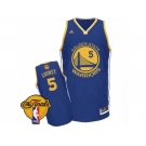 Men's Adidas Golden State Warriors #5 Kevon Looney Swingman Royal Blue Road 2017 The Finals Patch NBA Jersey