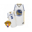 Men's Adidas Golden State Warriors #5 Kevon Looney Swingman White Home 2017 The Finals Patch NBA Jersey