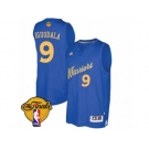 Men's Adidas Golden State Warriors #9 Andre Iguodala Swingman Royal Blue 2016-2017 Christmas Day 2017 The Finals Patch NBA Jersey