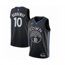 Men's Golden State Warriors #10 Tim Hardaway Swingman Black Basketball Jersey 2019-20 City Edition