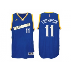 Men's Golden State Warriors #11 Klay Thompson 2016-17 Crossover Alternate Blue New Swingman Jersey