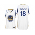 Men's Golden State Warriors #18 Anderson Varejao New Swingman Home White Jersey