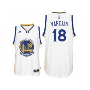 Men's Golden State Warriors #18 Anderson Varejao New Swingman Home White Jersey