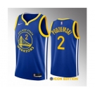 Men's Golden State Warriors #2 Brandin Podziemski Royal 2023 Draft Icon Edition Swingman Stitched Basketball Jersey