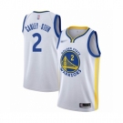 Men's Golden State Warriors #2 Willie Cauley-Stein Authentic White Basketball Jersey - Association Edition