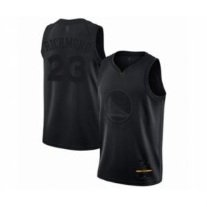 Men's Golden State Warriors #23 Mitch Richmond Swingman Black MVP Basketball Jersey