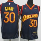 Men's Golden State Warriors #30 Stephen Curry Nike Navy Swingman Player Jersey