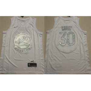 Men's Golden State Warriors #30 Stephen Curry White Stitched Basketball Jersey
